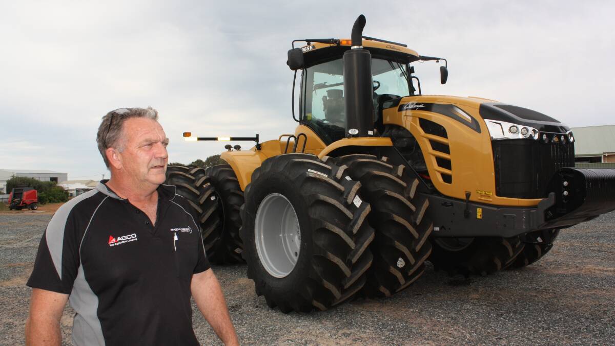  AgWest Esperance sales manager Athol Kennedy says the new Challenger 900E Series of wheeled tractors are the best articulated models he has ever seen.