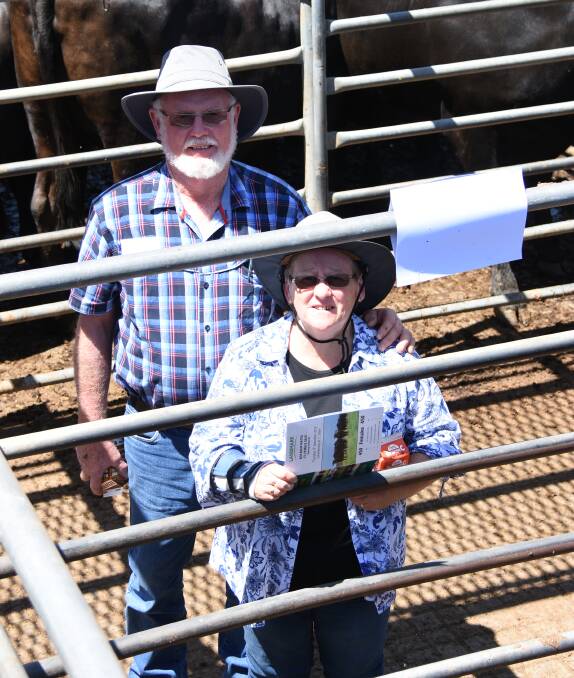 Murray and Jan Bennett, Jabenco Trust, Kronup, purchased three pens of Angus-Friesian heifers during the sale paying to a top of $2300 for seven from R & C Italiano & Sons, Wokalup.