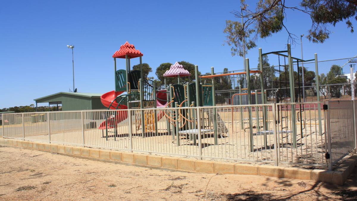 Funds were put aside for a children's playground built next to the 'supporters' club'.
