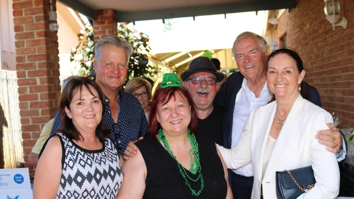  Peter and Kim Smedje, Esperance, with hosts Anne and Vince Garreffa and Kim Beazley AC, Governor of Western Australia and Susie Annus.