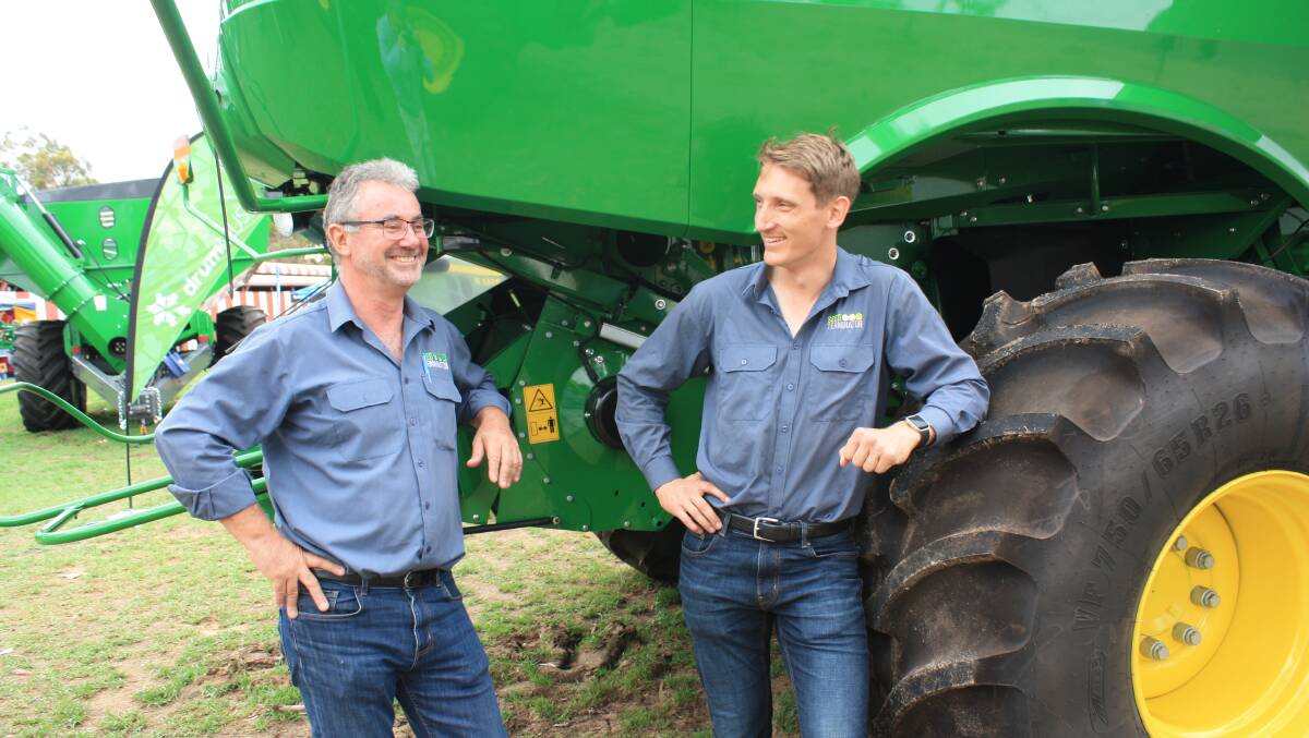 Seed Terminator directors Mark Ashendon (left) and Nick Berry have announced new enhancements to the Seed Terminator for the 2019 harvest. They also have appointed a new WA technician.