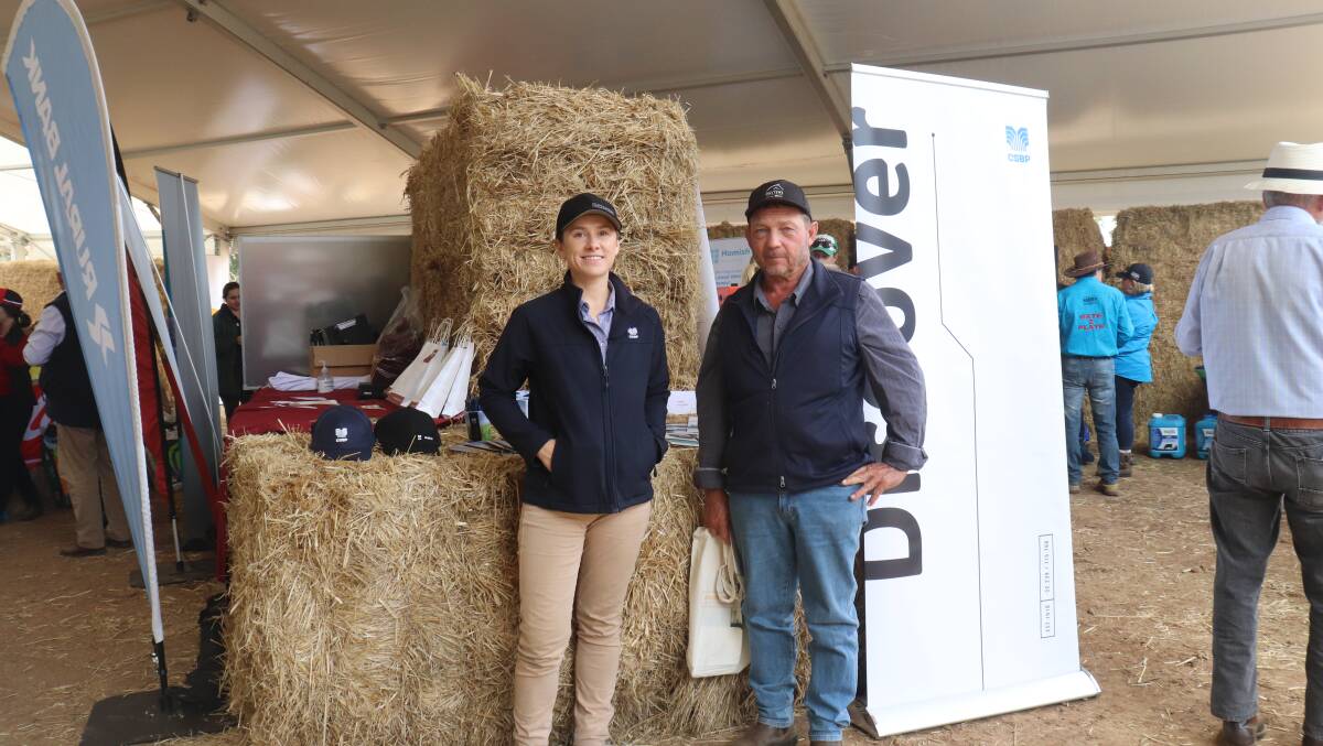 CSBP area manager Albany Ashley Juers (left), and Harry Alers, Busselton.