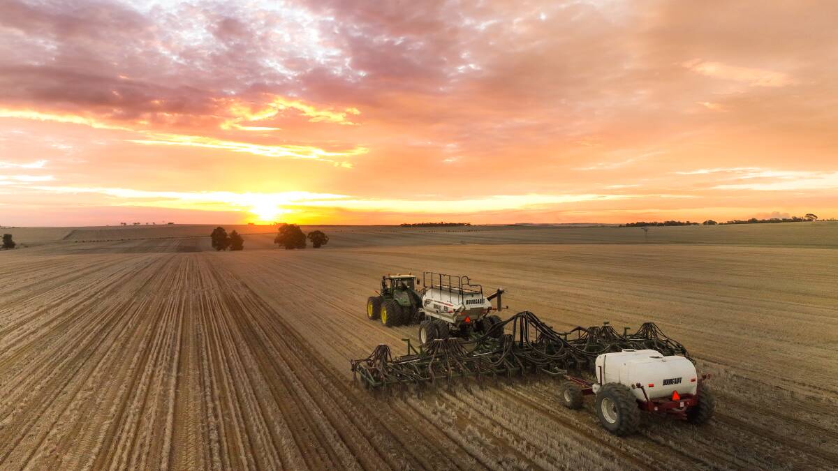  Jackie Grylls took this great image of seeding underway at her family farm at Bulyee. They started seeding on March 30 after good rain the week prior.