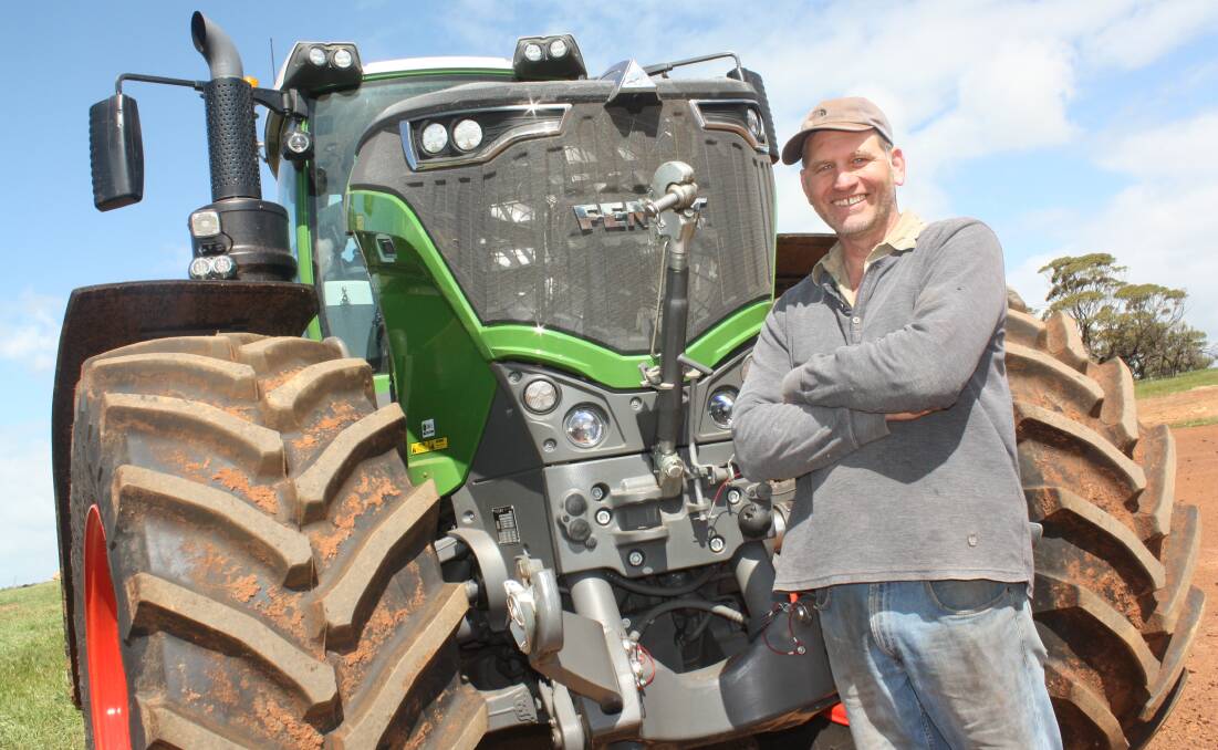 Cranmore Park cropping manager Derek Stewart says the ability to employ front remotes to power front-linkage mowers in the future is a good idea.