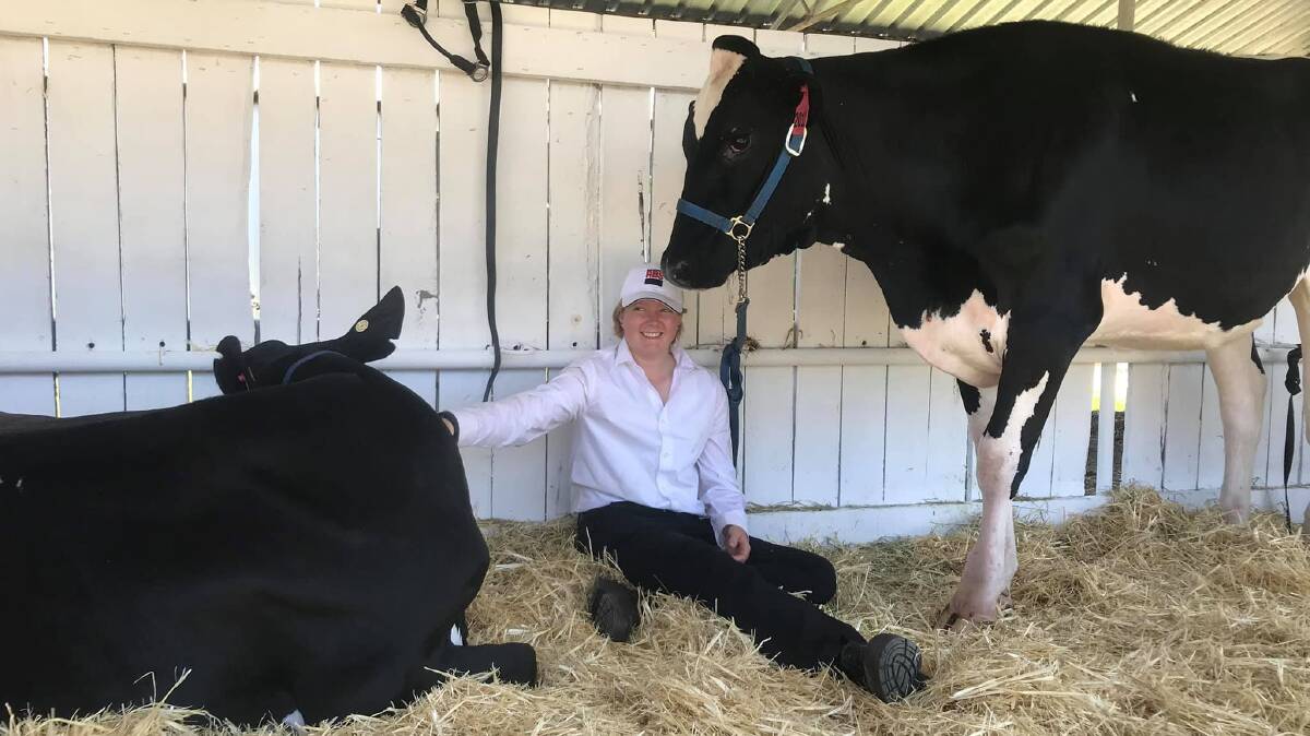  Sam Cox, 16, Stratham, will represent WA in the national young dairy judges championship at the Sydney Royal Easter Show.