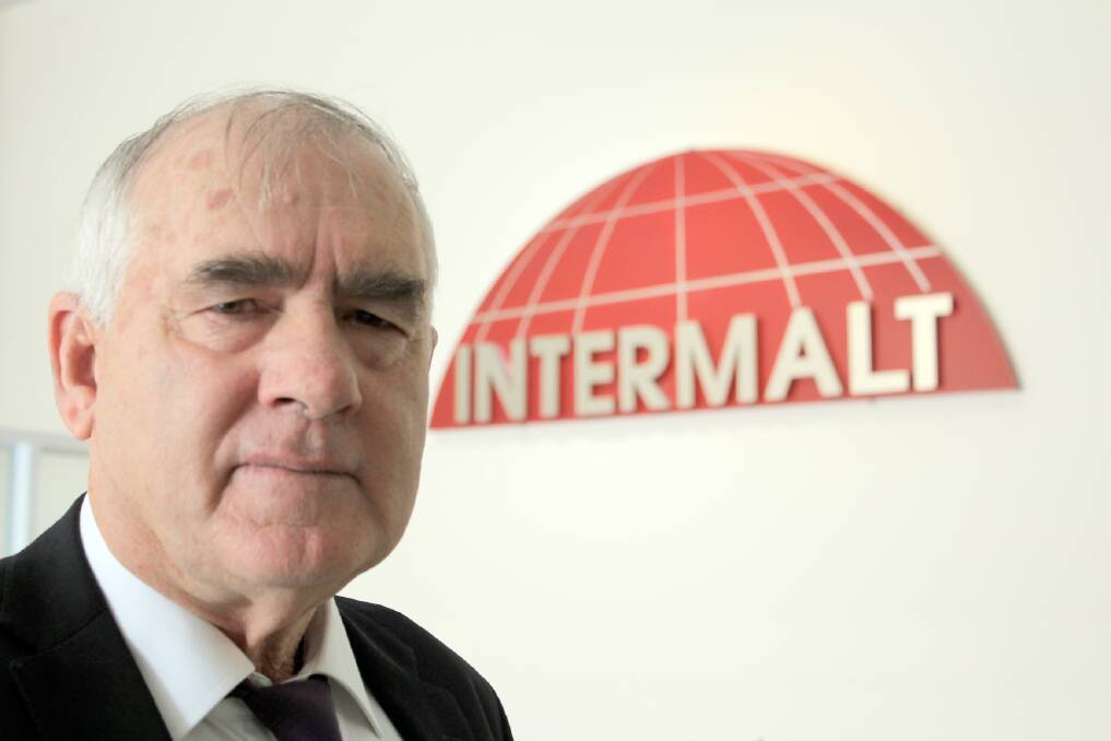 Former CBH chairman Wally Newman, at the opening of the Intermalt facility in Vietnam in 2017, will seek re-election to the board at the upcoming election.