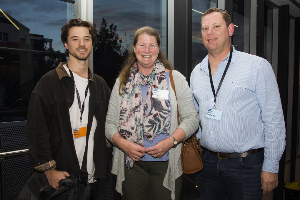 Applications are open for a 2019 DPIRD Curtin Ignition Scholarship to transform grains innovations into business ventures, like 2018 recipients Ross Eastwood and Rhys Haines did, seen here with DPIRD research officer Alex Douglas.