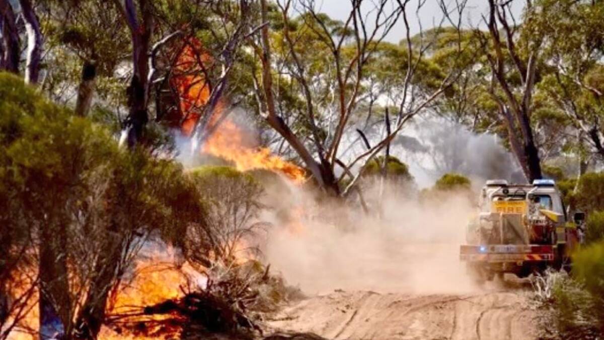 The Shire of Dundas is calling for better support and guaranteed annual funding, so fires in the area can be managed more efficiently. Photo by DFES.