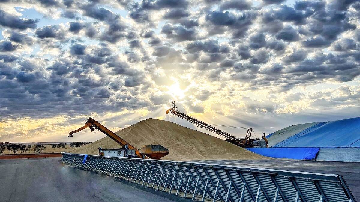 The CBH Group is confident it will have sufficient storage to receive the entirety of this years crop. Photo by Skyworks WA.