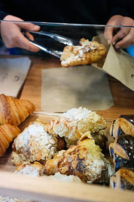 Bred Co also makes and sells a range of pastries, including croissants, danishes, pasties and sausage rolls, which are very popular with customers and made from whole grains or sifted local flours.