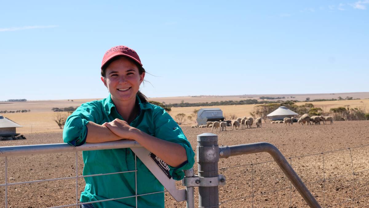 Jordy Medlen spends most of her spare time back on the family farm at Lake Grace helping her dad look after the sheep and cropping. 