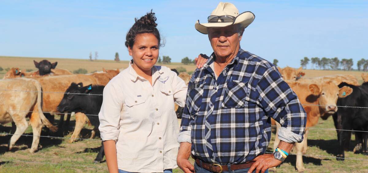 Madeline Anderson is Kevin Barron's granddaughter and runs the business side of the corporation. His other granddaughter, Lexie Mourambine (not pictured) is in charge of the cattle.
