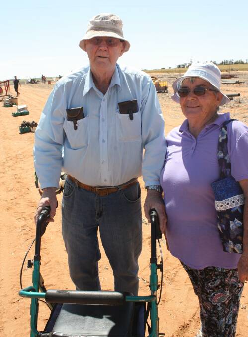 Out for an enjoyable day in the sun were retired farmers Bill and Rosa Lee, Dandaragan.