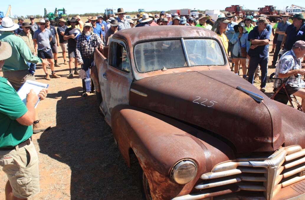 Bidding for this 1948 Chevrolet Stylemaster quietened the crowd as they watched collectors parry their bids. It was finally knocked down for $2700 to Max Cust & Co, Piawanning.