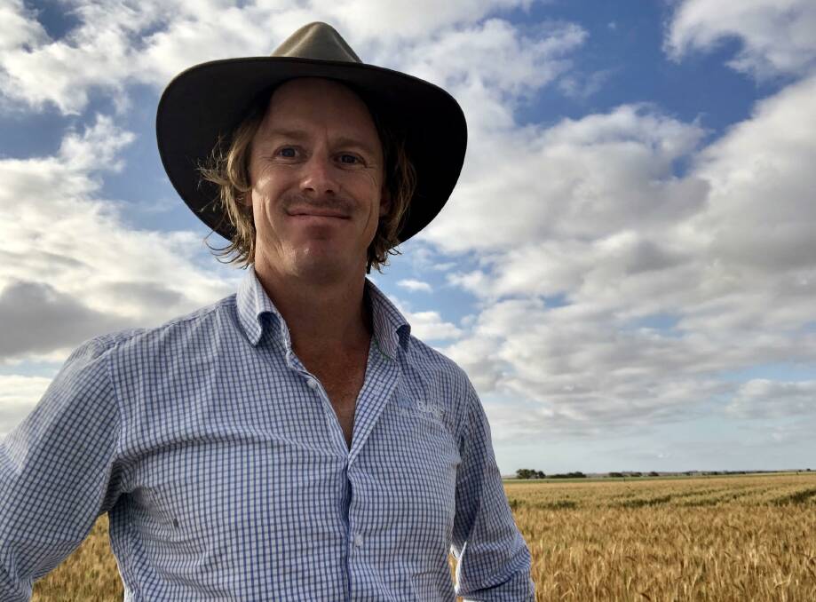Murray McCartney, Geraldton, is interested in the big picture farming issues such as global food security.