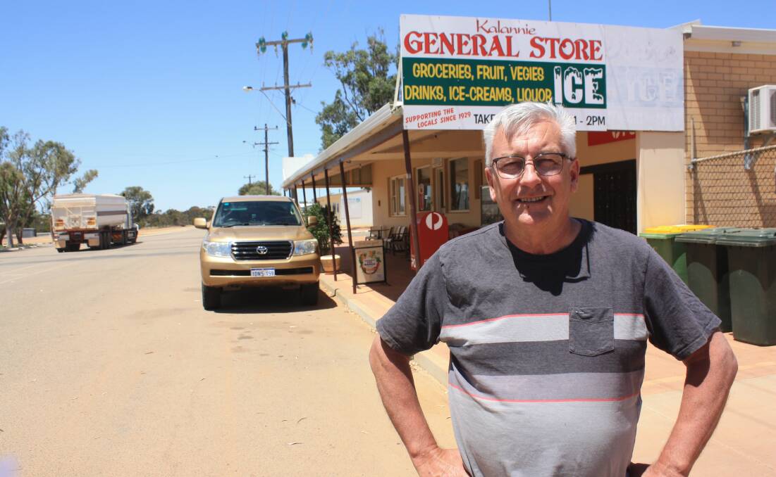 Kalannie general store owner Garry Crossman said plans were well underway to build the town's first supermarket.