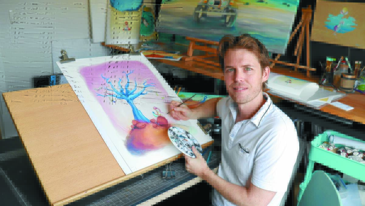 An ongoing fundraising appeal, people will also be able to order Peter Ryan's smaller Blue Tree Project prints online.