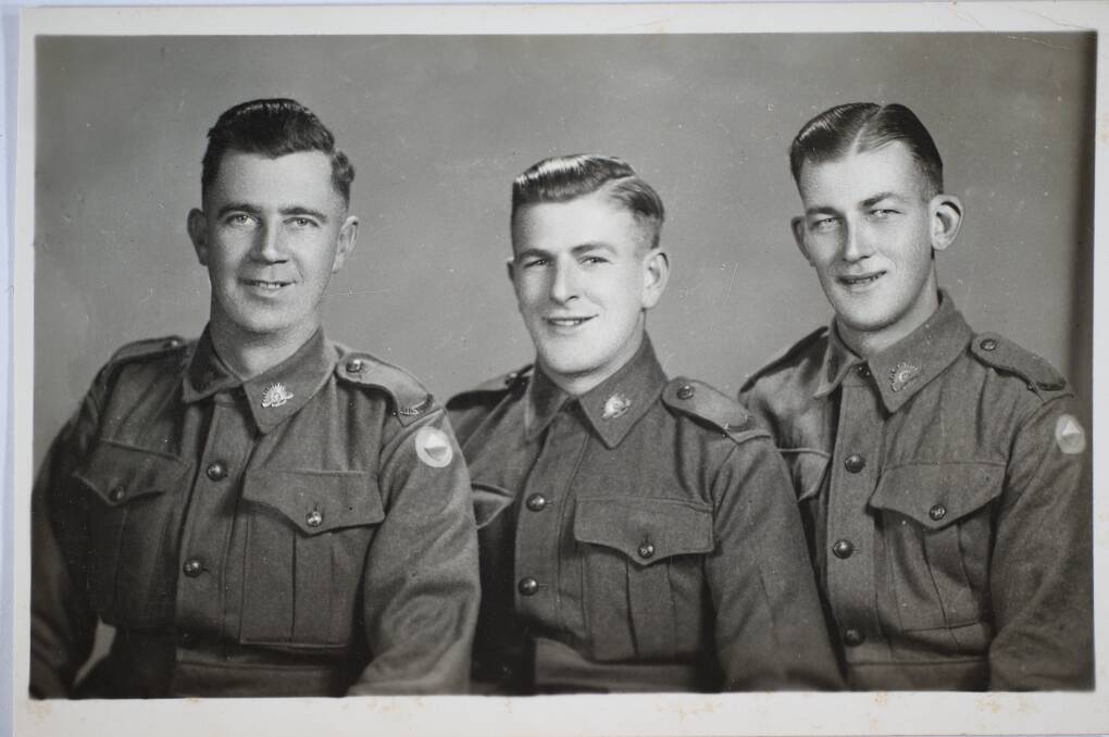 Private Jack Darnley (left) with two of his mates from the 2/28th Signals Platoon, Ken Lucas and Bill Marchant. A note on the back states they were on 'French leave' in Beirut, February 13, 1942. French leave was the troops' nickname for being absent without leave. This picture and the pictures of the Darnley Dixaline were provided by the Birdwood House Military Museum.