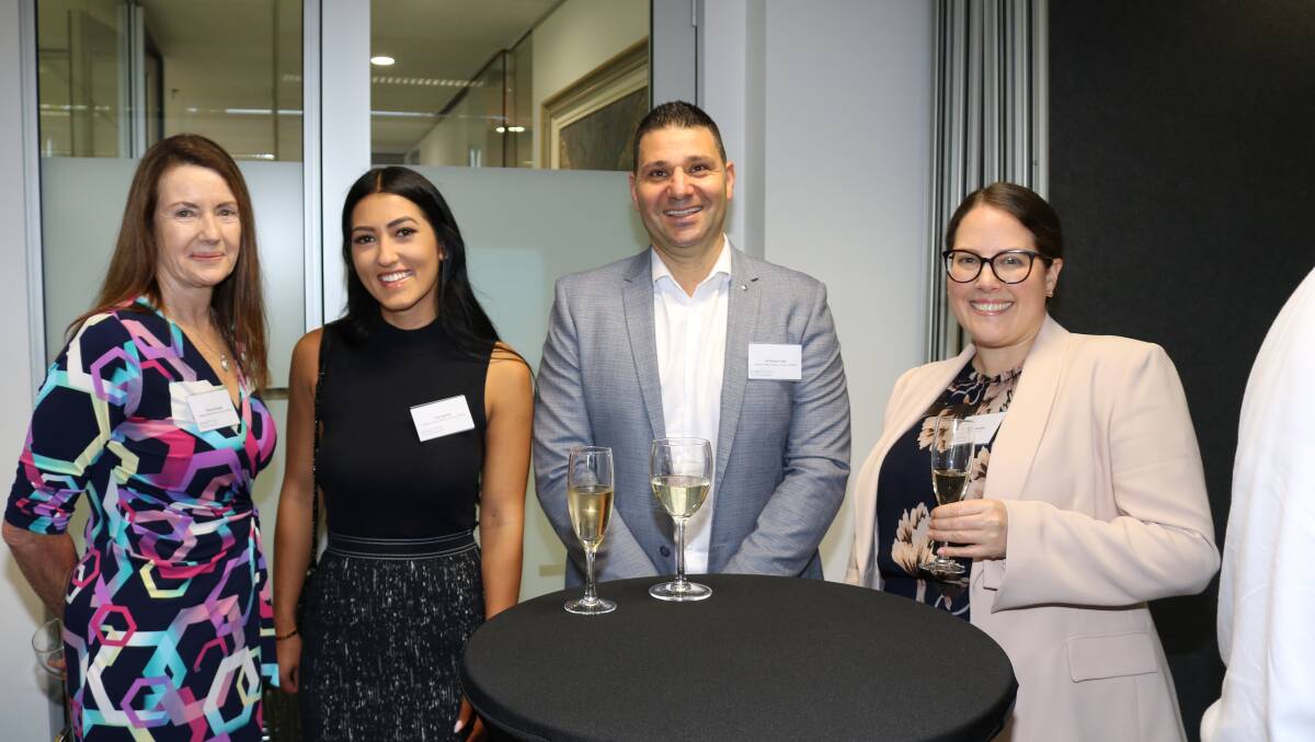 Western Meat Packers Group director Shana Russell (left), executive assistant Ella Spittal and CEO Andrew Fuda were with Bennett + Co principal associate Amy Rumble.