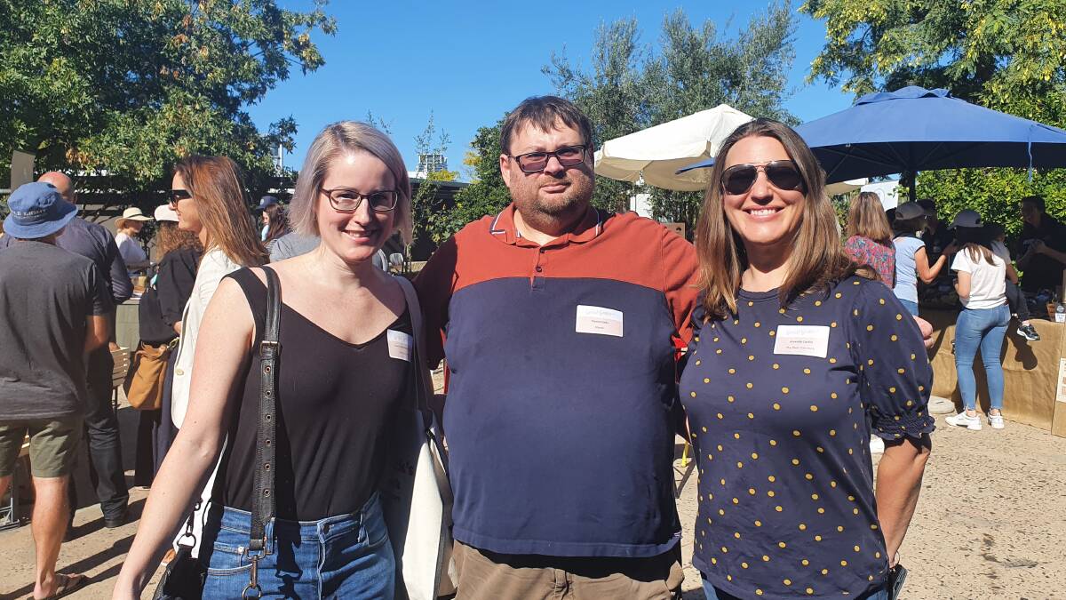 Food writers Carly Rossbach-Smith (left), Perth Munchkin, Martin Eade, Morsels and Amanda Carlin, The Chef's Wife Perth.