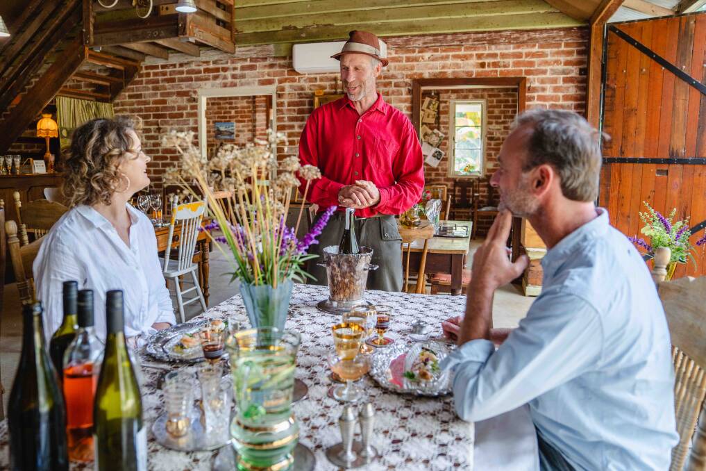 Oranje Tractor Farm offers Sunday wine flights and bookable experiences, including the Organic and Regenerative Journey and Vermouth Voyage tours. Photo by Base Imagery. 