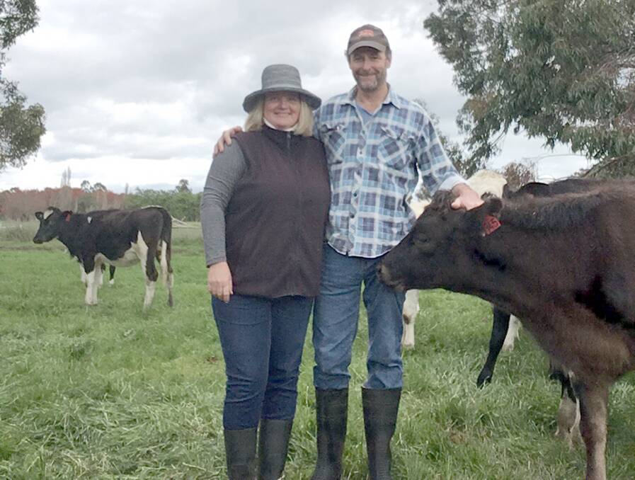 Vicki and Luke Fitzpatrick, Waroona, produce gold medal winning quality milk on their Waroona farm.