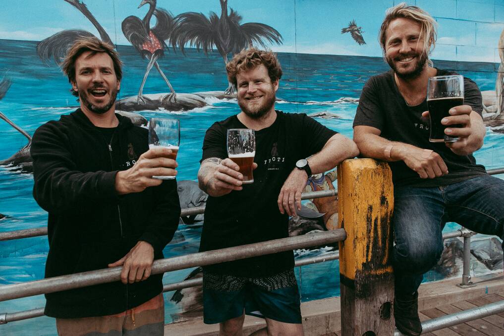 Phil (left), Tyler and Pete bonded over a desire to create venues that provide a unique experience, especially in areas where that was lacking. 