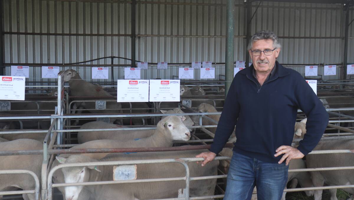 Graeme Groves, Tambellup, was the volume buyer of the sale with 10 rams.