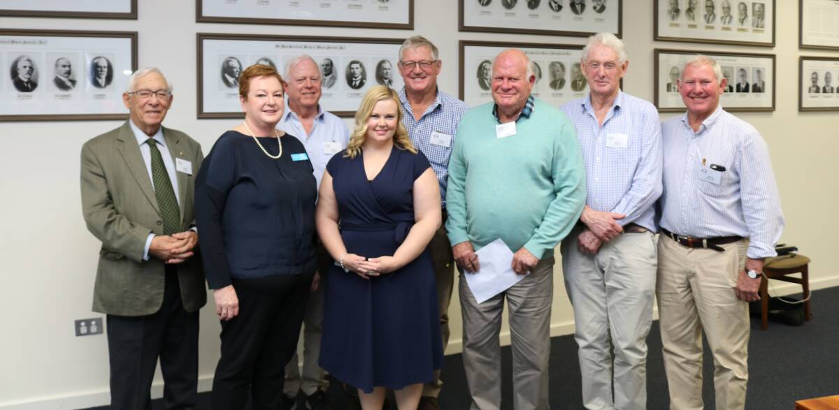  The core of the Old Ram Muster committee at this year's luncheon included co-founder Glen Keamy (back left), secretary Mike Walter, convenor Rob Chomley, immediate past convenor Simon Joel and committee members Brian Cooper and Ross Finlayson with Ability Centre CEO Jacquie Thomson (front left) and manager fundraising and philanthropy Georgina Harvey.