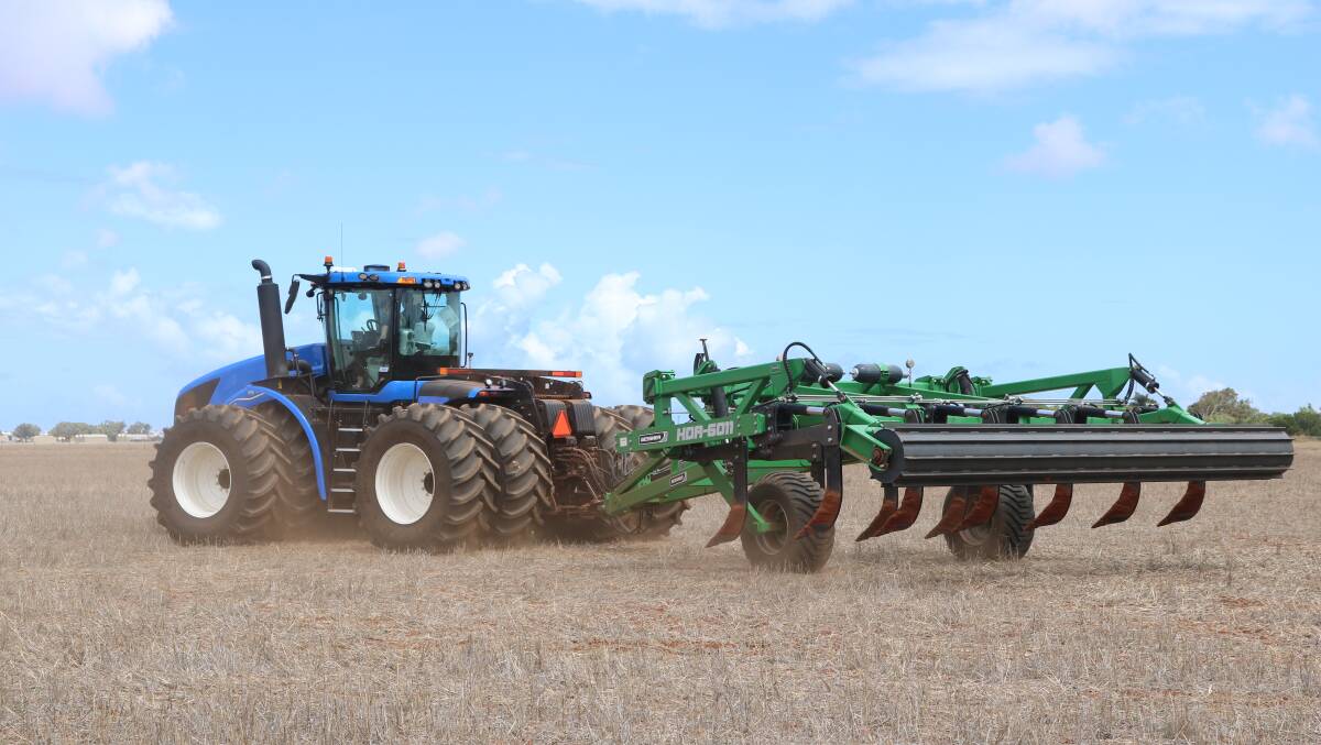  There is strong demand for farm machinery in WA from the Eastern States. INSET: FM&IA executive officer John Henchy.