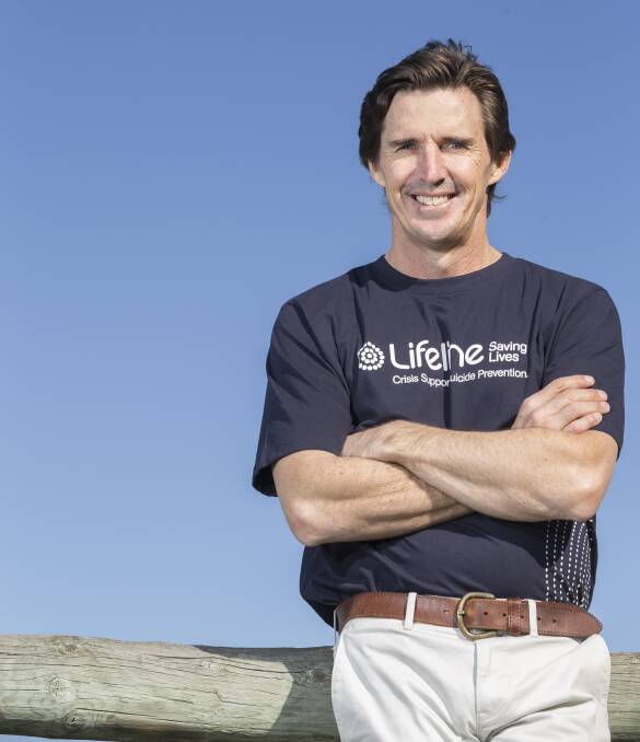 Former cricketer Brad Hogg said being able to share his story with farmers in an informal setting would help encourage other people to feel comfortable with sharing their own stories around mental health.