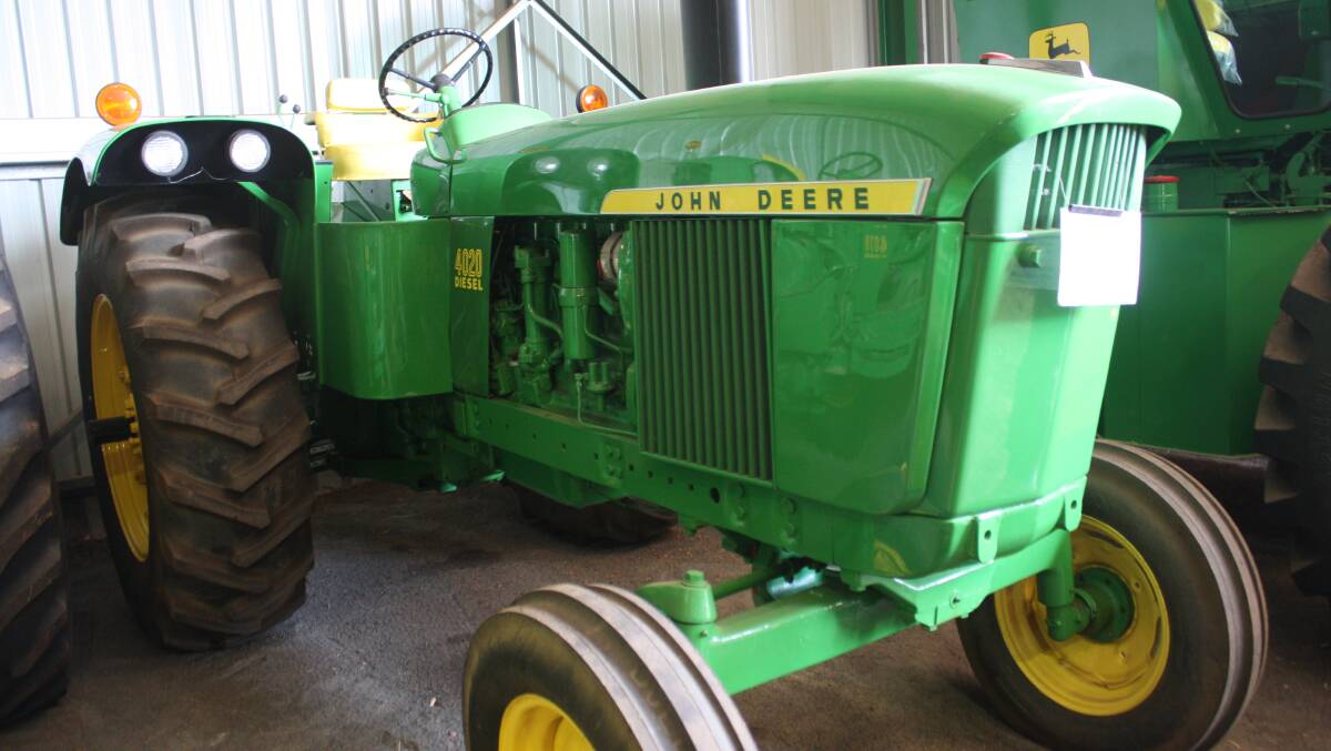 According to Lindsay, the best restored tractor in the museum is this John Deere 4020. "It was restored in the US and bought as-is in working order," he said. "It's the epitome of a good restoration."