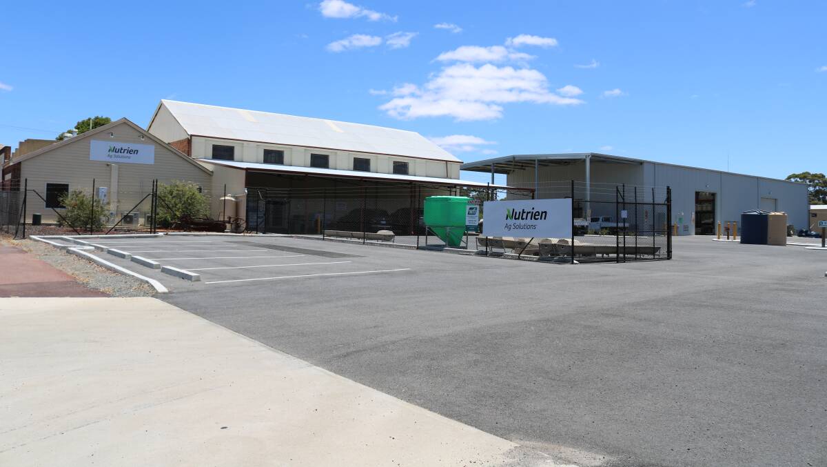 The newly-branded Nutrien Ag Solutions office in Narrogin.