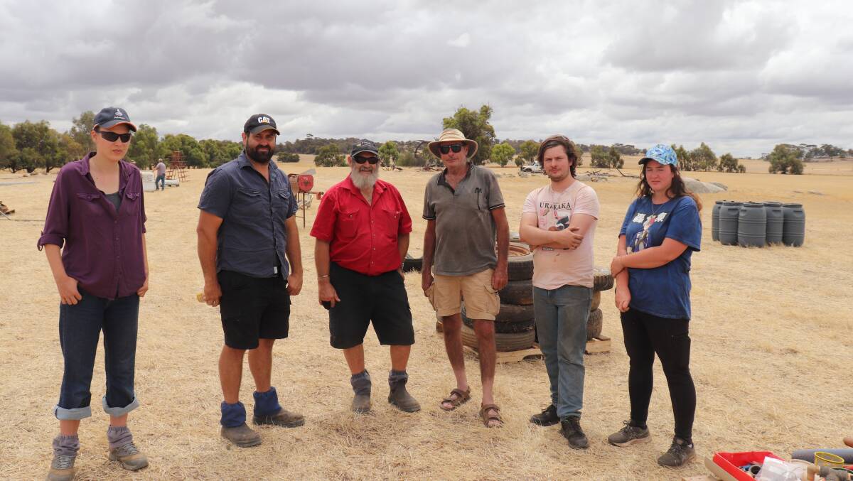 Lily Rochan (left), Ipswich, Queensland, Phillip and Ian McDougall, Wagin, Tom and Lewis Spurr and Bec Green, Wedgecarrup.