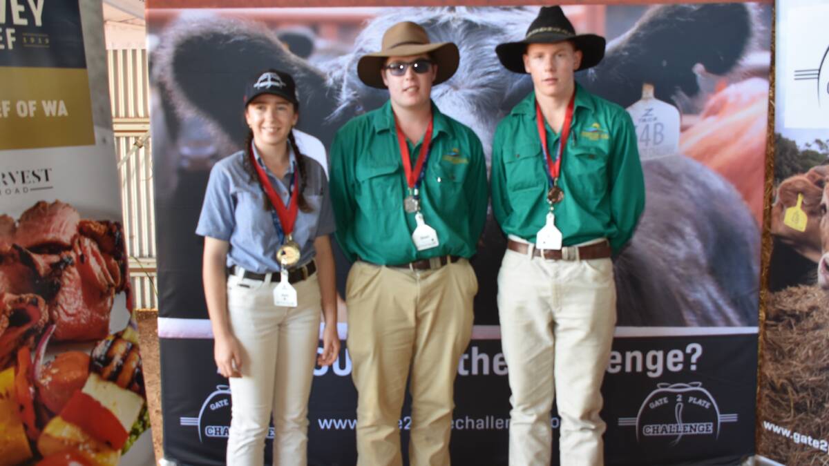 In the vaccines quiz it was Ayla McMaster (left), WA College of Agriculture Denmark, who finished with the top marks. Second and third places in the quiz went to WA College of Agriculture Harvey students Sean Smith and William McLarty respectively.