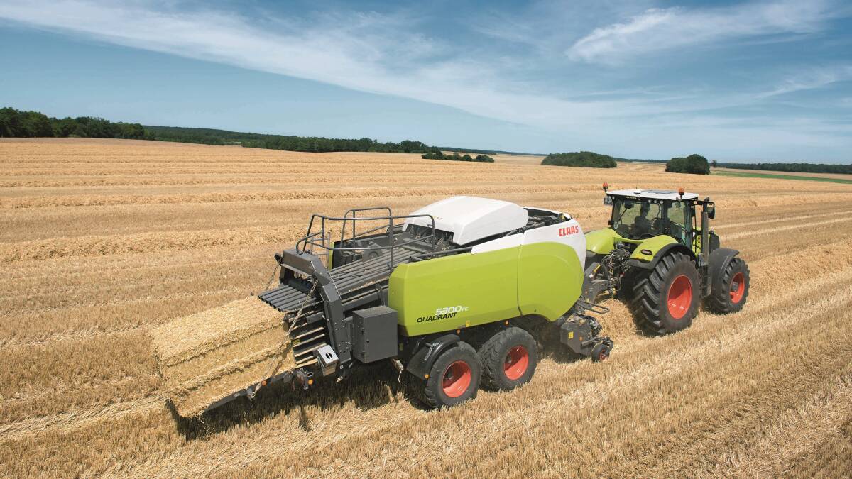 New equipment options have been fitted to the CLAAS Quadrant 5300 large square baler, which will be the focus of a series of demonstrations during the WA hay season.