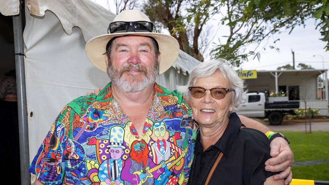  Tony Rosser, GNRS, and Judy Rosser, Geraldton, had a great day out at the races.