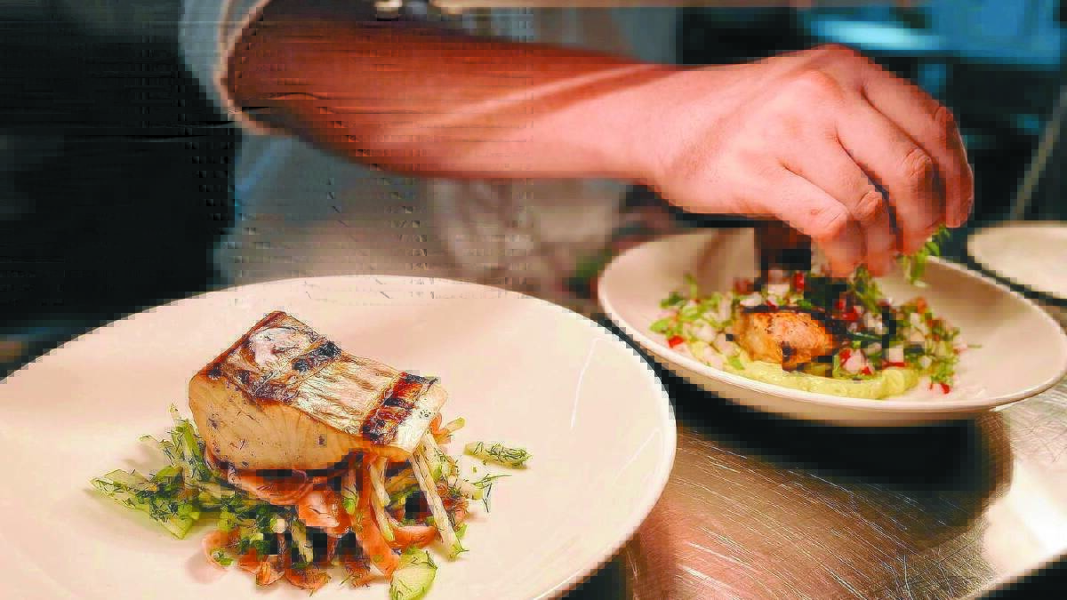 Chef Justin Hughes concept for Oscars at Guildford Landing is to use the freshest, tastiest produce, show the different ways it could be cooked and make it as enjoyable and accessible as possible.