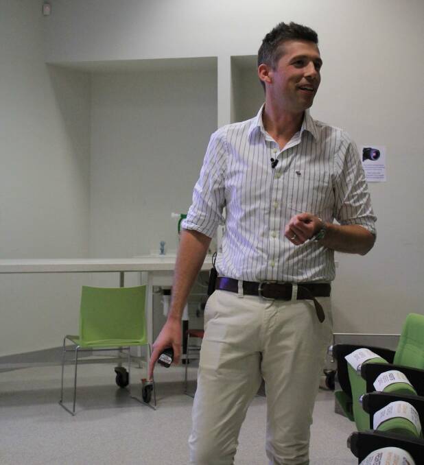 University of Sydney animal reproduction associate professor Simon de Graaf spoke about artificial insemination programs at this year's UWA Alan Sevier Memorial Lecture.
