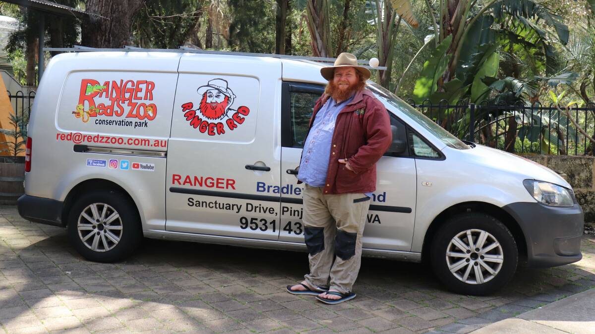 Bradley Holland's mobile zoo, called Ranger Red's Zoo and Conservation Park Zoo2U, is now mainly run by education officers, with Ranger Red still occasionally making an appearance.