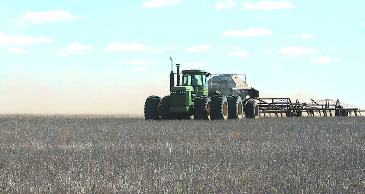 Dry and dusty start to seeding progams
