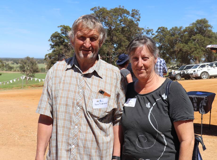 Recently retired dairy farmer Kevin Anderson who once worked on White Rocks Farm for about nine years and wife Heather, Brunswick Junction.