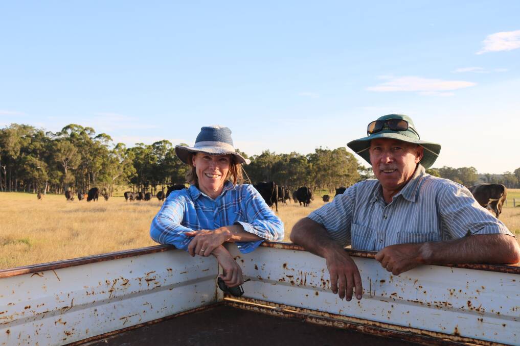 Walpole producers Carol and Wayne Dumbrell run 210 breeders on their 283 hectare property and are aiming for a good production value out of their cattle and to keep improving their genetics.
