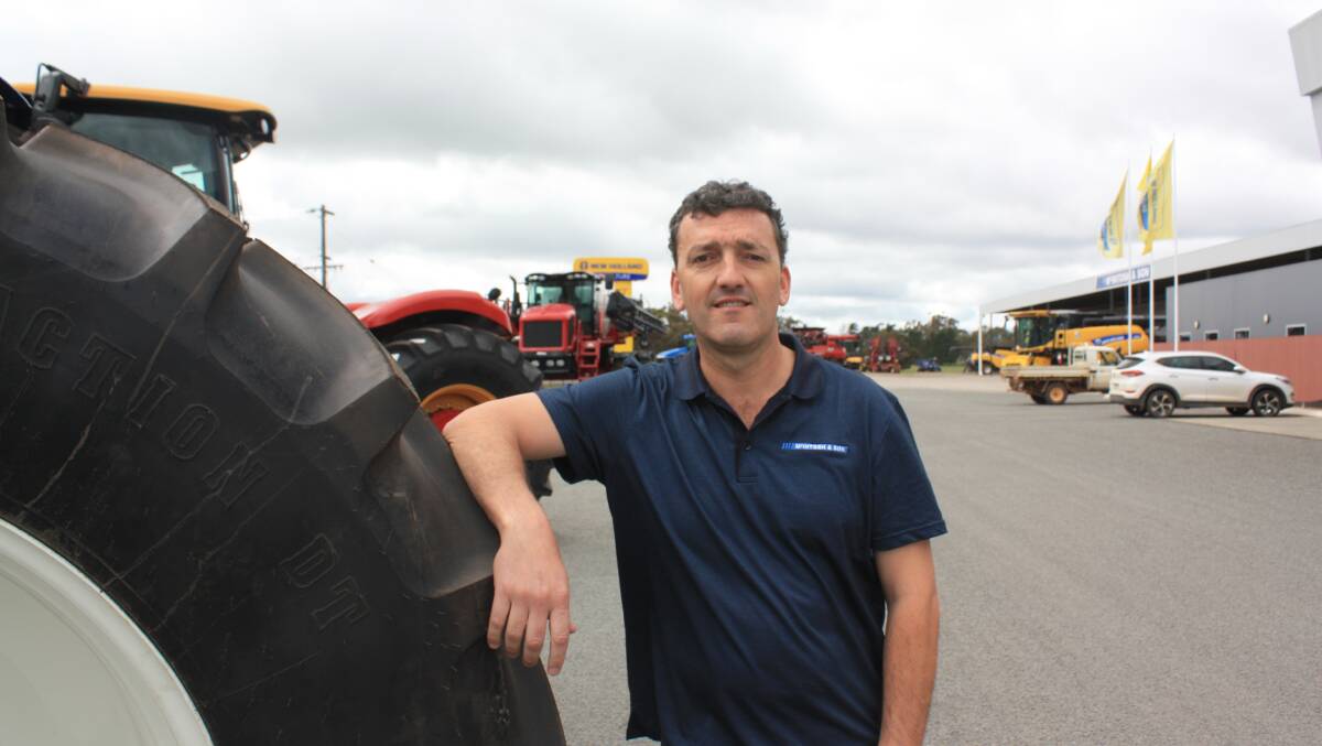 Farm Weekly snapped McIntosh & Son Katanning's new salesman Allan Garrity who has jumped at the opportunity to broaden his skills base with the company.