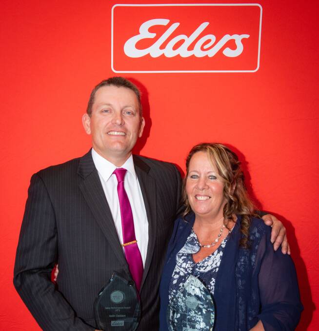 Elders Katanning farm supplies merchandise manager Keith Daddow and farm supplies sales person Donna Smith have been jointly recognised for their outstanding performance with the Elders National Sales Performance Award at the annual One Elders Awards in Adelaide.