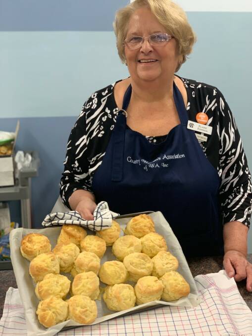 Elaine Johnson made scones for the inaugural Open Day held at CWA House (State Office) in West Perth on November 12.