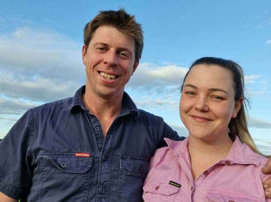 Ryan and Elisha Willing farm alongside each other at their property, Carnigup, situated 130 kilometres east of Esperance.