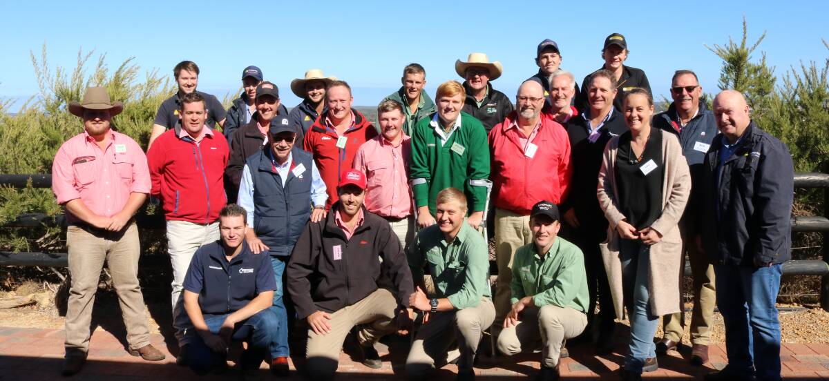Participants in last week's ALPA auctioneering school held at the Muchea Livestock Centre.