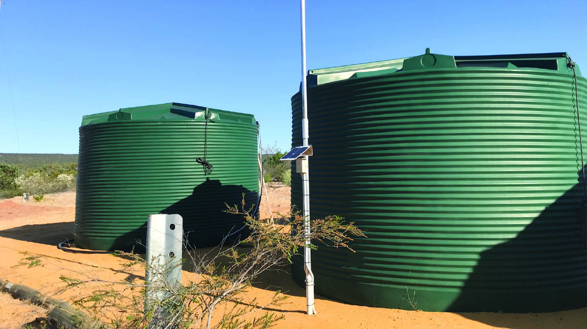  Water tanks on Murchison House Station, Kalbarri, are remotely monitored, eliminating a three times weekly 350 kilometre weekly drive to check tanks levels.