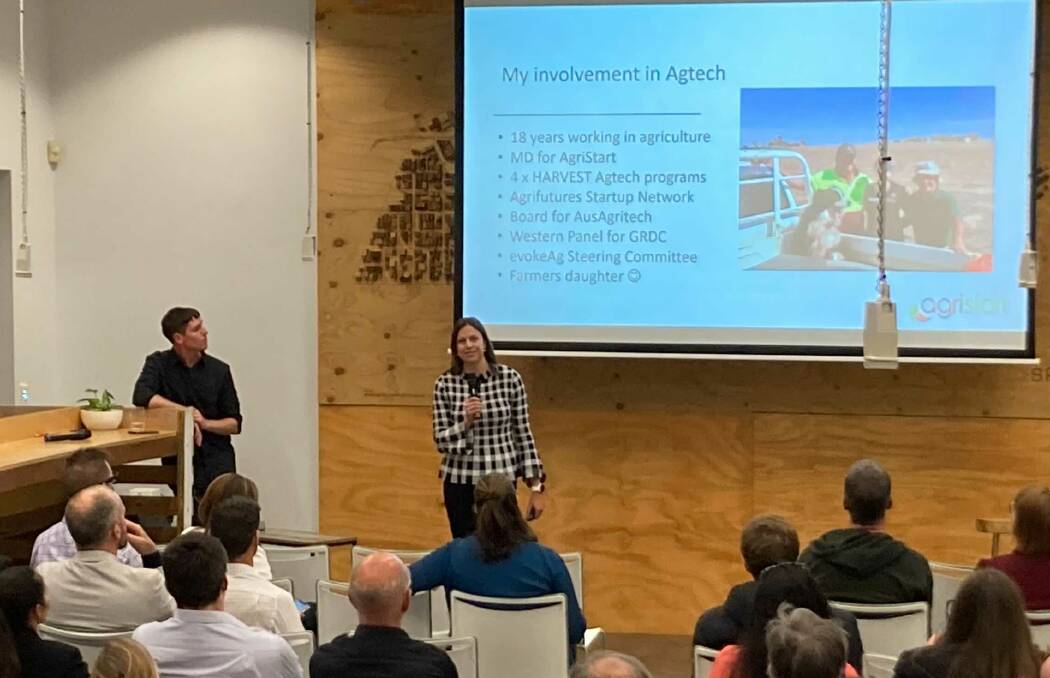AgriStart managing director and co-founder Natasha Teakle was one of the speakers at the WA Agtech Meetup held last month.